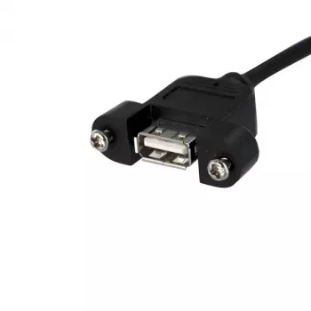 StarTech.com cable USB de montaje en panel de 3 ft – cable USB A a conector de placa base F/F