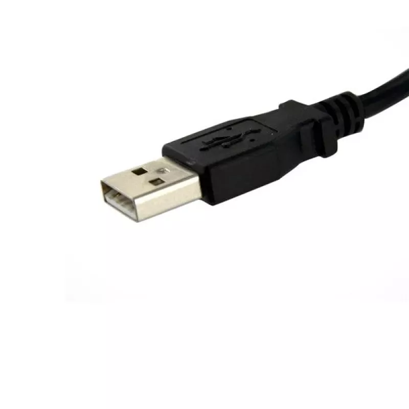 StarTech.com cable USB de montaje en panel de 3 ft A a A – F/M, 0,9 m, USB A, USB A, USB 2.0, negro