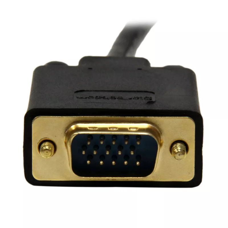 StarTech.com cable Mini DisplayPort a VGA de 1,83 m – adaptador activo Mini DP a VGA – vídeo 1080p – mDP 1.2 o Thunderbolt 1/2 Mac/PC a pantalla/monitor VGA – cable convertidor