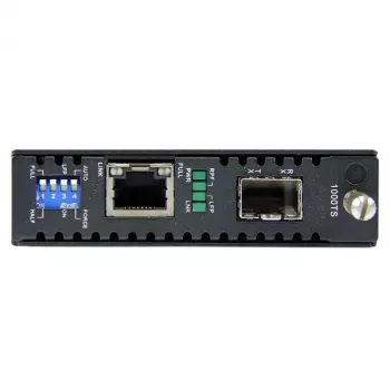StarTech.com convertidor de medios Gigabit Ethernet de fibra con ranura SFP abierta