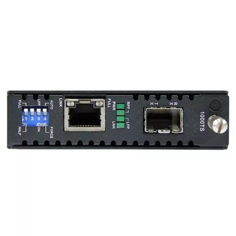 StarTech.com convertidor de medios Gigabit Ethernet de fibra con ranura SFP abierta