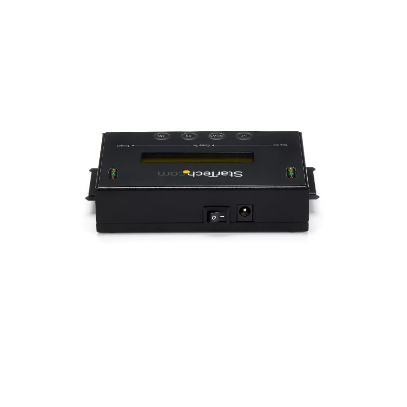 StarTech.com duplicador y borrador de discos duros independiente 1:1, clonador y borrador de discos SATA HDD/SSD, pantalla LCD, conforme TAA, independiente del sistema operativo