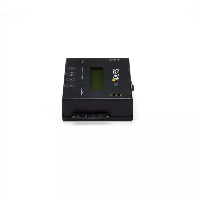 StarTech.com duplicador y borrador de discos duros independiente 1:1, clonador y borrador de discos SATA HDD/SSD, pantalla LCD, conforme TAA, independiente del sistema operativo