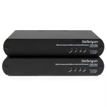 StarTech.com extensor de consola KVM USB HDMI sobre Cat 5e / Cat 6 con vídeo 1080p sin comprimir – 100 m