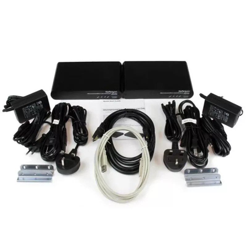 StarTech.com extensor de consola KVM USB HDMI sobre Cat 5e / Cat 6 con vídeo 1080p sin comprimir – 100 m