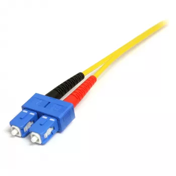 StarTech.com cable de fibra óptica de 7 m – monomodo dúplex 9/125 LSZH cable de conexión de fibra – LC/SC