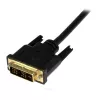 StarTech.com cable Mini HDMI a DVI de 2 m – cable DVI-D a HDMI (1920x1200p) – conector macho Mini HDMI de 19 pines a conector macho DVI-D – cable adaptador de monitor digital M/M – adaptador Mini HDMI a DVI