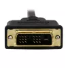 StarTech.com cable Mini HDMI a DVI de 2 m – cable DVI-D a HDMI (1920x1200p) – conector macho Mini HDMI de 19 pines a conector macho DVI-D – cable adaptador de monitor digital M/M – adaptador Mini HDMI a DVI