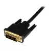 StarTech.com cable Micro HDMI a DVI de 2 m – cable adaptador Micro HDMI a DVI – cable de interfaz de vídeo Micro HDMI Tipo D a monitor/pantalla/proyector DVI-D Single Link – duradero