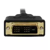 StarTech.com cable Micro HDMI a DVI de 2 m – cable adaptador Micro HDMI a DVI – cable de interfaz de vídeo Micro HDMI Tipo D a monitor/pantalla/proyector DVI-D Single Link – duradero