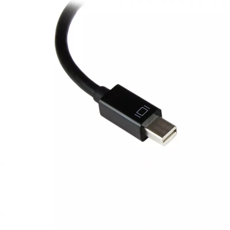 StarTech.com adaptador Mini DisplayPort a VGA – convertidor activo Mini DP a VGA – vídeo 1080p – mDP o Thunderbolt 1/2 Mac/PC a monitor/proyector/pantalla VGA – mDP 1.2 a VGA dongle – negro
