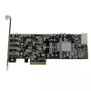 StarTech.com adaptador de tarjeta PCI Express (PCIe) de 4 puertos SuperSpeed USB 3.0 con 2 canales dedicados de 5 Gbit/s – UASP – alimentación SATA / LP4