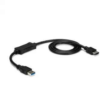 StarTech.com cable adaptador USB 3.0 a eSATA HDD / SSD / ODD – cable adaptador de disco duro eSATA a USB 3.0 de 0,9 m – SATA 6 Gbit/s