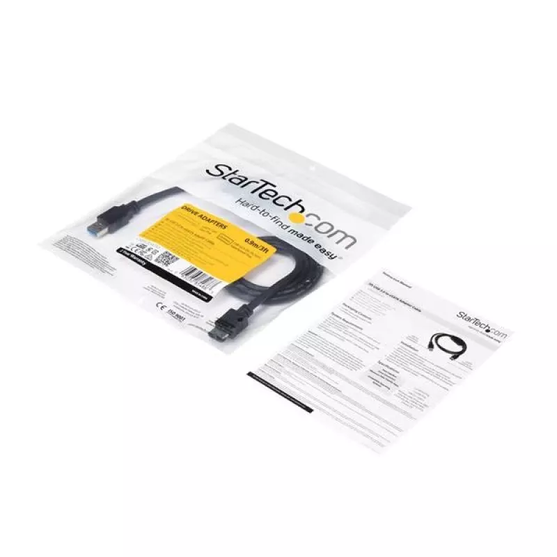 StarTech.com cable adaptador USB 3.0 a eSATA HDD / SSD / ODD – cable adaptador de disco duro eSATA a USB 3.0 de 0,9 m – SATA 6 Gbit/s