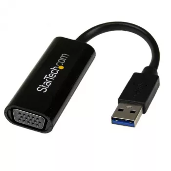 StarTech.com adaptador USB 3.0 a VGA, convertidor USB a monitor VGA para Windows, delgado (sin soporte para macOS/ChromeOS/Linux) – TAA