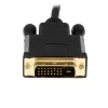 StarTech.com Cable DisplayPort a DVI de 1 m – Vídeo 1080p – Cable adaptador activo DisplayPort a DVI – Convertidor de cable DisplayPort a DVI-D Single Link – Cable de monitor DP 1.2 a DVI