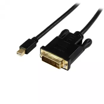 StarTech.com Cable Mini DisplayPort a DVI de 1,8 m – Cable adaptador activo Mini DP a DVI – Vídeo 1080p – mDP 1.2 a DVI-D Single Link – mDP o Thunderbolt 1/2 Mac/PC a monitor DVI