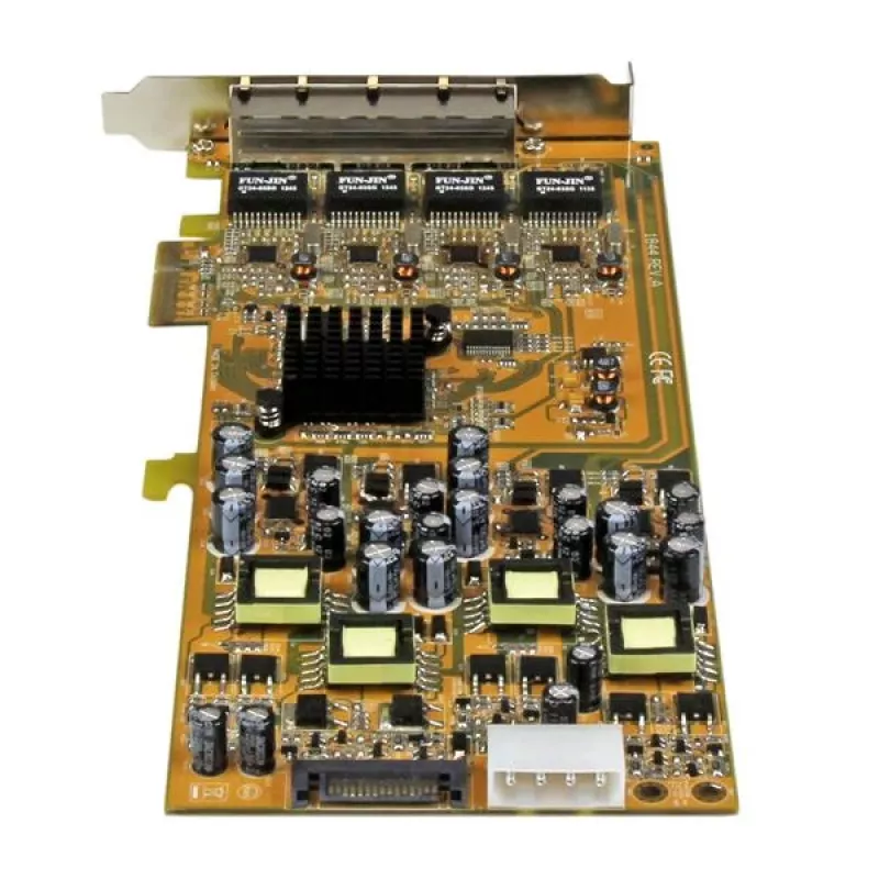 StarTech.com Tarjeta de red PCIe Gigabit Power over Ethernet de 4 puertos – NIC PCI Express PSE / PoE – TAA