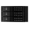 StarTech.com Backplane de rack móvil hot-swap tray-less de aluminio de 3 bahías para SAS II/SATA III de 3,5 inch – HDD 6 Gbps