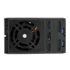 StarTech.com Backplane de rack móvil hot-swap tray-less de aluminio de 3 bahías para SAS II/SATA III de 3,5 inch – HDD 6 Gbps