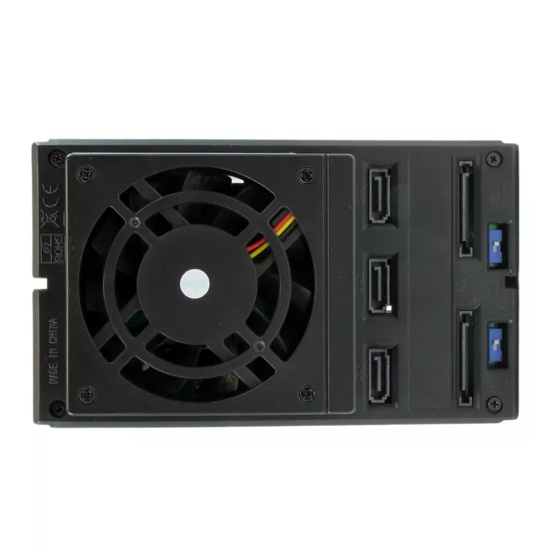 StarTech.com Backplane de rack móvil hot-swap tray-less de aluminio de 3 bahías para SAS II/SATA III de 3,5 inch – HDD 6 Gbps