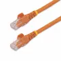 StarTech.com Cable Ethernet CAT6 de 3 m – Cable Gigabit Ethernet CAT 6 naranja – Cable de red/parcheo RJ45 UTP 250 MHz 100W PoE, sin lengüeta con alivio de tensión, probado individualmente