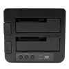 StarTech.com Duplicador de discos duros de doble bahía, clonador/copiador autónomo USB 3.0 (5 Gbit/s) / eSATA a SATA III de 2,5/3,5