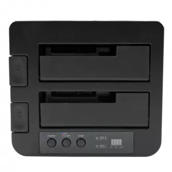 StarTech.com Duplicador de discos duros de doble bahía, clonador/copiador autónomo USB 3.0 (5 Gbit/s) / eSATA a SATA III de 2,5/3,5
