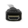 StarTech.com Cable HDMI® a DVI-D de 0,5 m – M/M, 0,5 m, HDMI, DVI-D, dorado, negro, policloruro de vinilo (PVC)