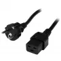 StarTech.com Cable de alimentación de ordenador de 2m (6ft), 16AWG, EU Schuko a C19, 16A 250V, cable de alimentación de CA de repuesto negro, cable de alimentación de impresora, cable de fuente de alimentación de PC, cable de alimentación de monitor – Certificado UL