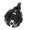 StarTech.com Cable de alimentación de ordenador de 2m (6ft), 16AWG, EU Schuko a C19, 16A 250V, cable de alimentación de CA de repuesto negro, cable de alimentación de impresora, cable de fuente de alimentación de PC, cable de alimentación de monitor – Certificado UL