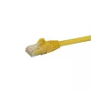 StarTech.com Cable Ethernet CAT6 de 1 m – amarillo, cable Gigabit Ethernet CAT 6 – 250 MHz, 100 W PoE, cable de red/parcheo RJ45 UTP, sin lengüeta con alivio de tensión, probado individualmente