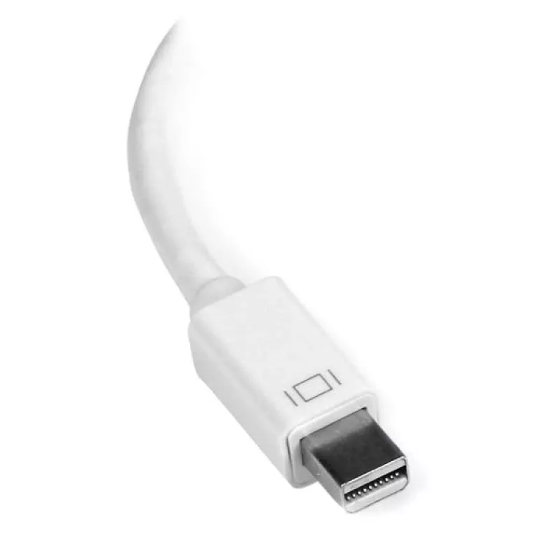 StarTech.com Adaptador Mini DisplayPort a HDMI - Convertidor de vídeo activo mDP a HDMI - 4K 30Hz - Mini DP o Thunderbolt 1/2 Mac/PC a monitor/televisor/pantalla HDMI - Dongle adaptador mDP 1.2 a HDMI - blanco