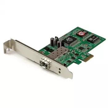 StarTech.com Tarjeta de red Gigabit Ethernet de fibra óptica PCI Express con SFP abierto - Adaptador NIC de tarjeta de red PCIe SFP
