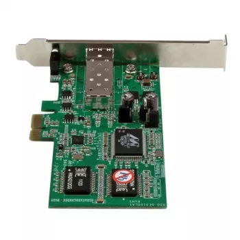 StarTech.com Tarjeta de red Gigabit Ethernet de fibra óptica PCI Express con SFP abierto - Adaptador NIC de tarjeta de red PCIe SFP