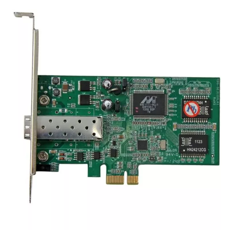 StarTech.com Tarjeta de red Gigabit Ethernet de fibra óptica PCI Express con SFP abierto - Adaptador NIC de tarjeta de red PCIe SFP