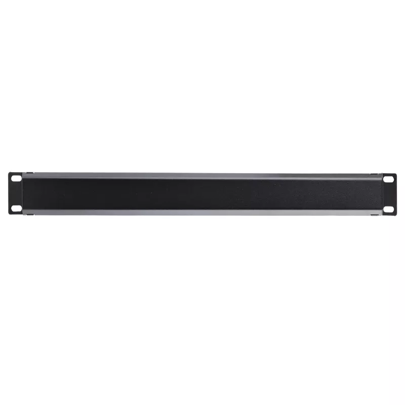 StarTech.com Canaleta de gestión de cables horizontal de 1U para rack de servidor con tapa – Panel embellecedor de canaleta de cables para rack de red de 19