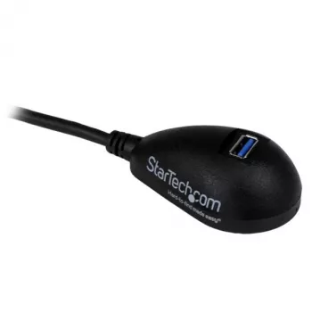 StarTech.com Cable de extensión SuperSpeed USB 3.0 de sobremesa negro de 5 ft - A a A M/H