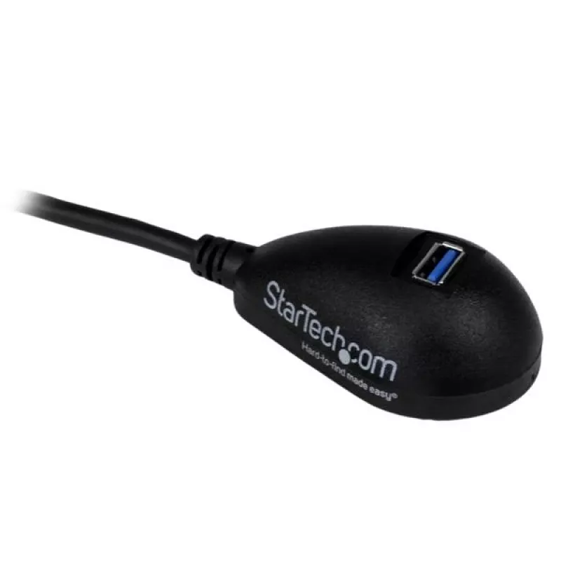 StarTech.com Cable de extensión SuperSpeed USB 3.0 de sobremesa negro de 5 ft - A a A M/H
