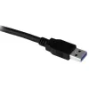 StarTech.com Cable de extensión SuperSpeed USB 3.0 de sobremesa negro de 5 ft - A a A M/H