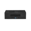 StarTech.com Docking station de discos duros USB 3.0 SATA de 4 bahías, dock de discos duros USB, docking station externa para SSD/HDD SATA III de 2,5/3,5