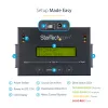 StarTech.com Duplicador de discos duros autónomo 1:1 con gestor de imágenes de disco para copia de seguridad y restauración, almacena varias imágenes de disco en una unidad SATA de 2,5/3,5