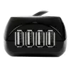 StarTech.com Cable USB 2.0 activo de 15 m con hub de 4 puertos, USB 2.0, 480 Mbit/s, negro, 15 m, 110 – 240 V, 5 V