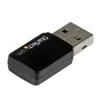 StarTech.com Adaptador de red inalámbrico USB 2.0 AC600 Mini Dual-Band Wireless-AC - Adaptador Wi-Fi 1T1R 802.11ac