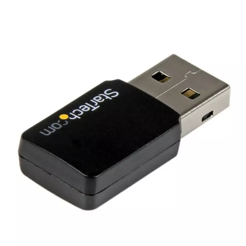 StarTech.com Adaptador de red inalámbrico USB 2.0 AC600 Mini Dual-Band Wireless-AC - Adaptador Wi-Fi 1T1R 802.11ac