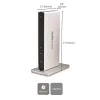StarTech.com Docking station USB 3.0 para doble monitor con DVI y soporte vertical