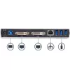 StarTech.com Docking station USB 3.0 para doble monitor con DVI y soporte vertical
