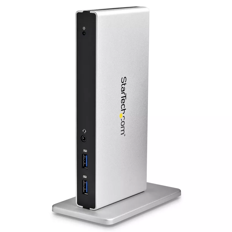 StarTech.com Docking station USB 3.0 para doble monitor con DVI y soporte vertical
