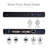 StarTech.com Docking station USB 3.0 para doble monitor con DVI y soporte vertical