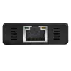 StarTech.com Hub USB 3.0 portátil de 3 puertos con Gigabit Ethernet - Aluminio con cable integrado~Hub USB 3.0 portátil de 3 puertos con Gigabit Ethernet - 5 Gbit/s - Aluminio con cable integrado